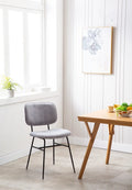 Set Of 2 Velvet Dining Chairs F2343