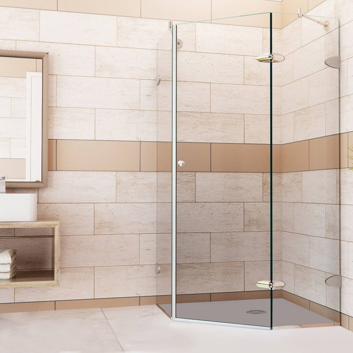 Frameless Clear Shower Enclosure X5932