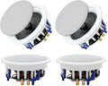 6.5'' 600Watts 2-Way Bluetooth Ceiling Speakers（4 Speakers） A51090