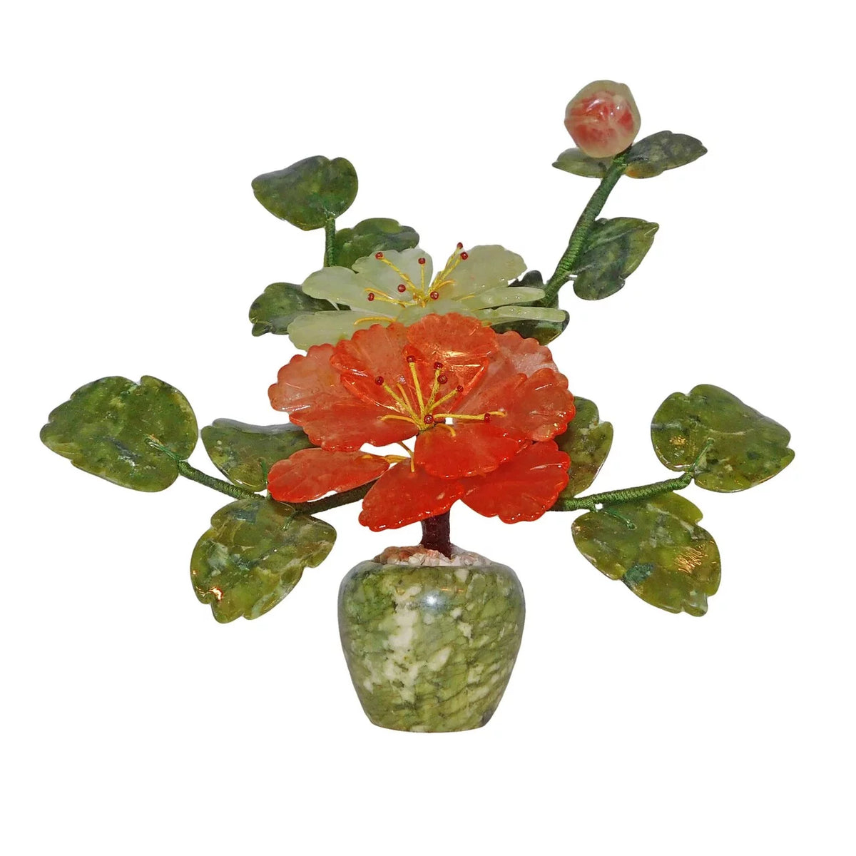 Hardstone Blossom Flower Pot Z607537