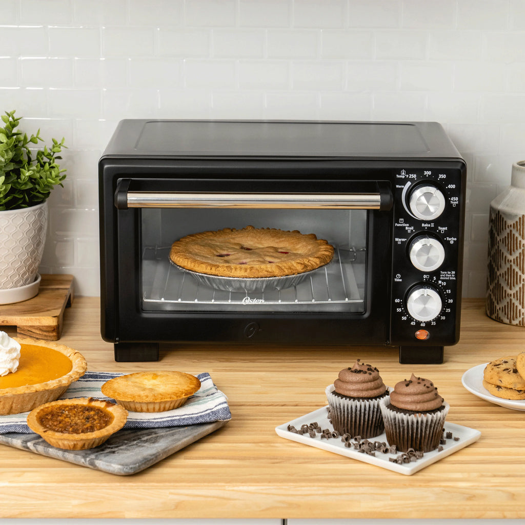 4-Slice Convection Toaster Oven, Matte Black D485