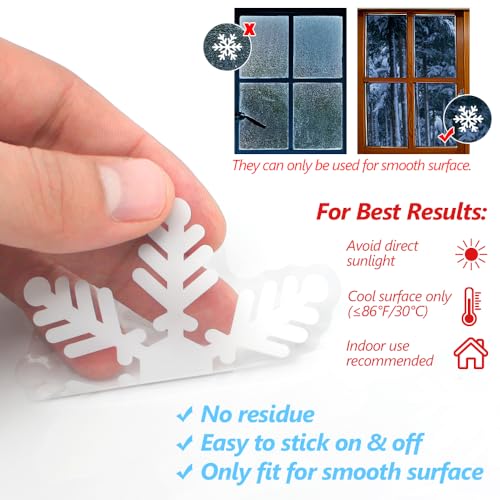 240 Pcs Christmas Window Clings Z841788