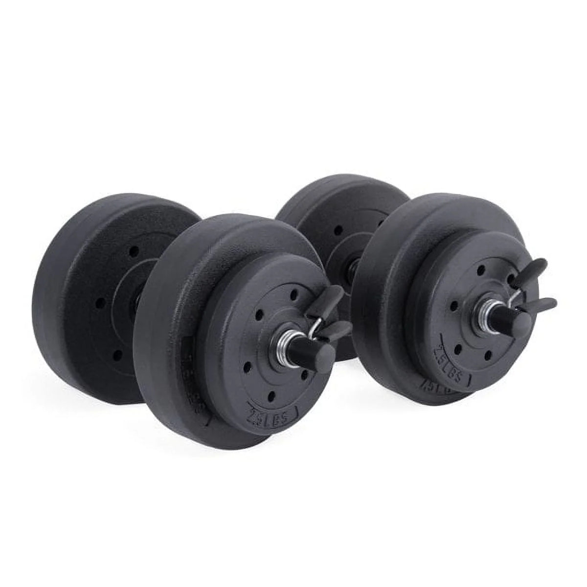 40lb Adjustable Vinyl Dumbbell Set D34643