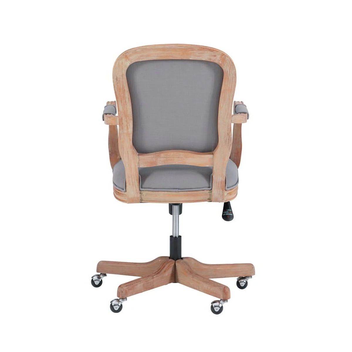 Light Gray Upholstered Office Chair Q278