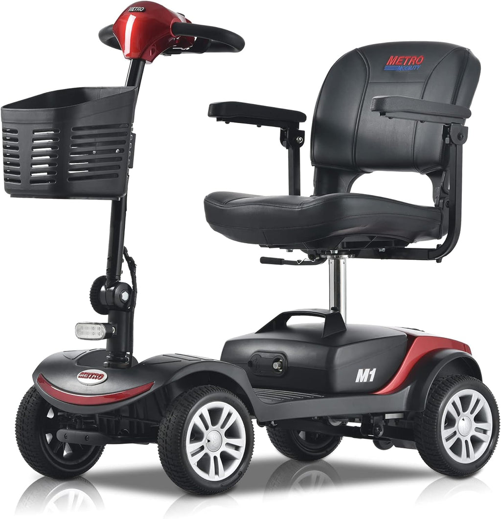 4 Wheel Electric Powered Mobility Scooter Compact Travel Lightweight A33291