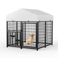 Large Dog Kennel Outdoor Pet Pens Metal Fence U16233