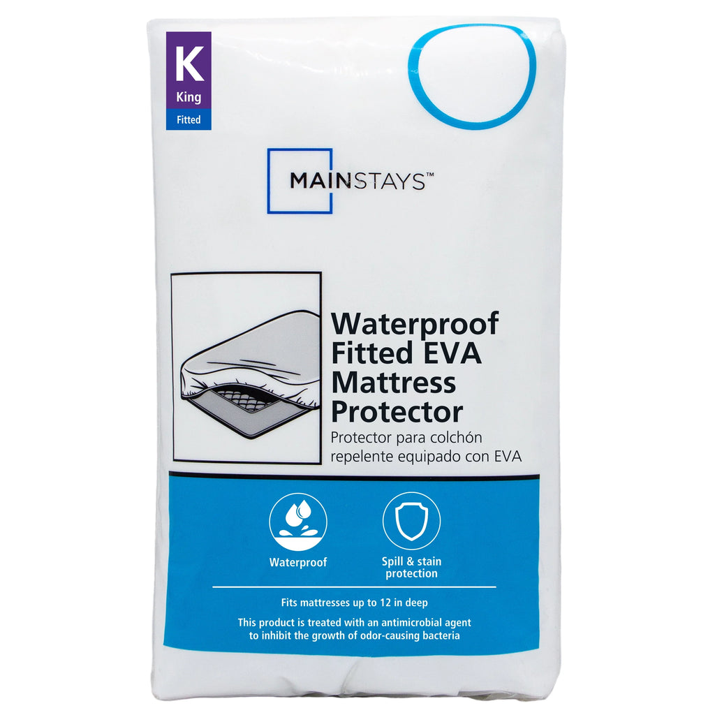Waterproof EVA Fitted Mattress Protector King A3627