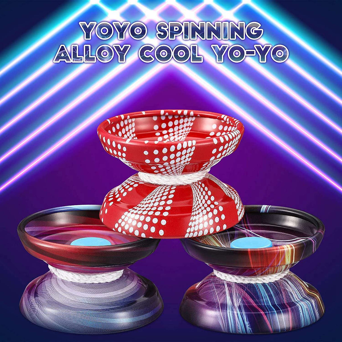 5Pcs Metal Responsive Yoyo Balls for Beginners L7566