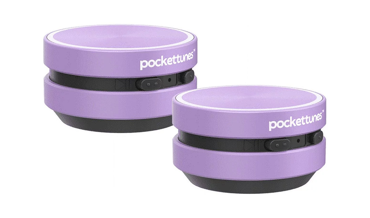 Black Bone Conduction Mini Speakers Pack of 2 Y29647