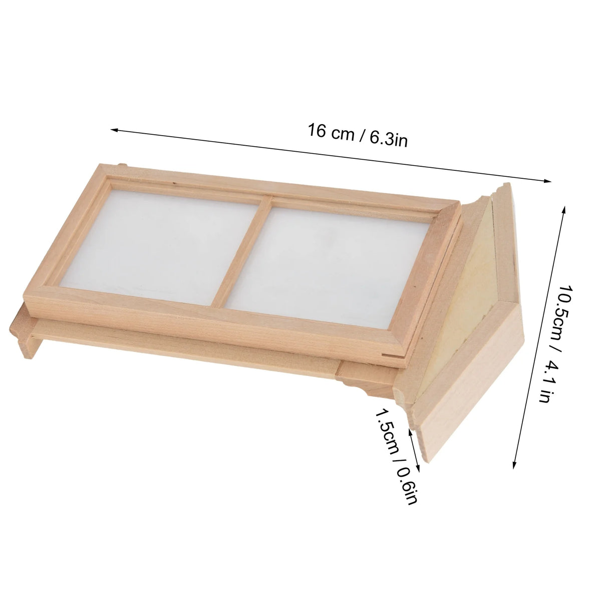 1:12 Wooden Unpainted Dollhouse Door Window Miniature Decoration Accessories Z4697