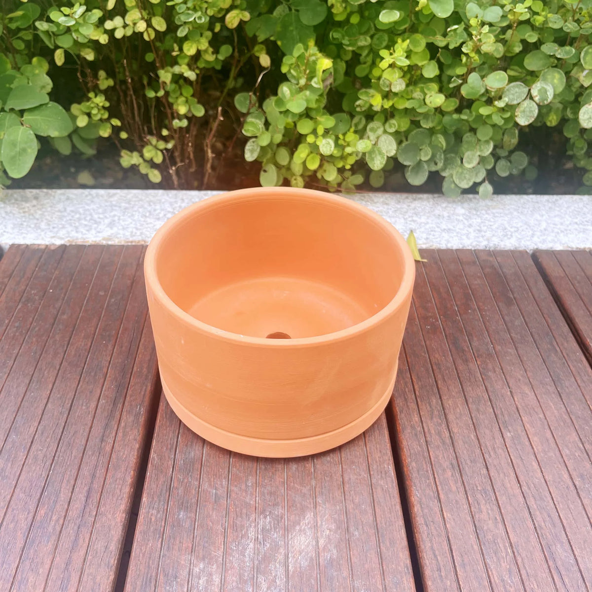 Terracotta Flower Pots, 3 Count with Drainage Holes B360