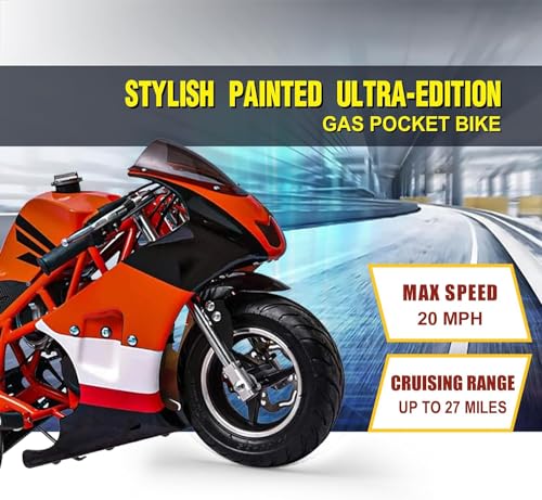 40CC 4-Stroke Gas Mini Pocket Bike C480