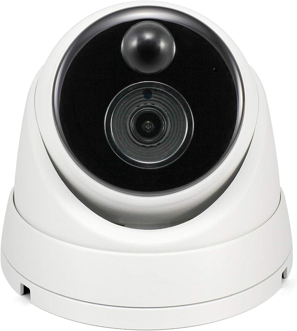 Wired PIR Dome Security Camera, 4K HD Color Night Vision, Indoor/Outdoor O53090