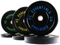 Olympic Bumper Plate Weight Plate Set with Steel Hub, Black, 210 lbs R2792