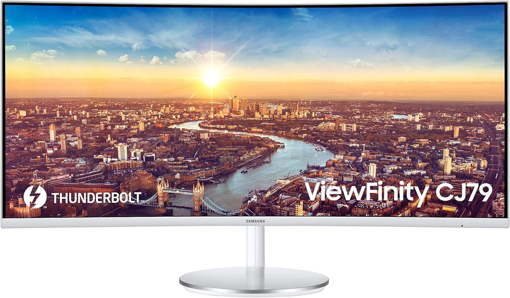 34” Ultrawide QHD Computer Monitor, 100Hz, QLED, Height Adjustable Stand, White M31545