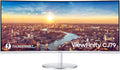 34” Ultrawide QHD Computer Monitor, 100Hz, QLED, Height Adjustable Stand, White M31545