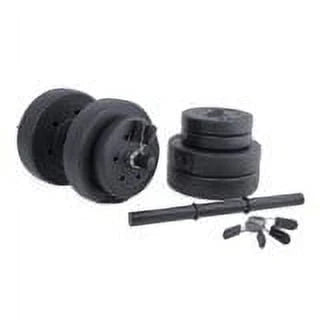 40lb Adjustable Vinyl Dumbbell Set D34643