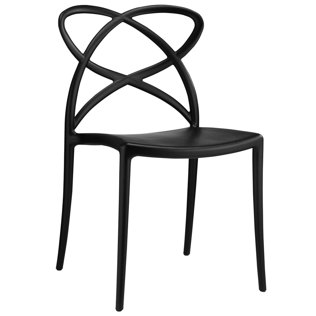 White Dining Side Chair F8505