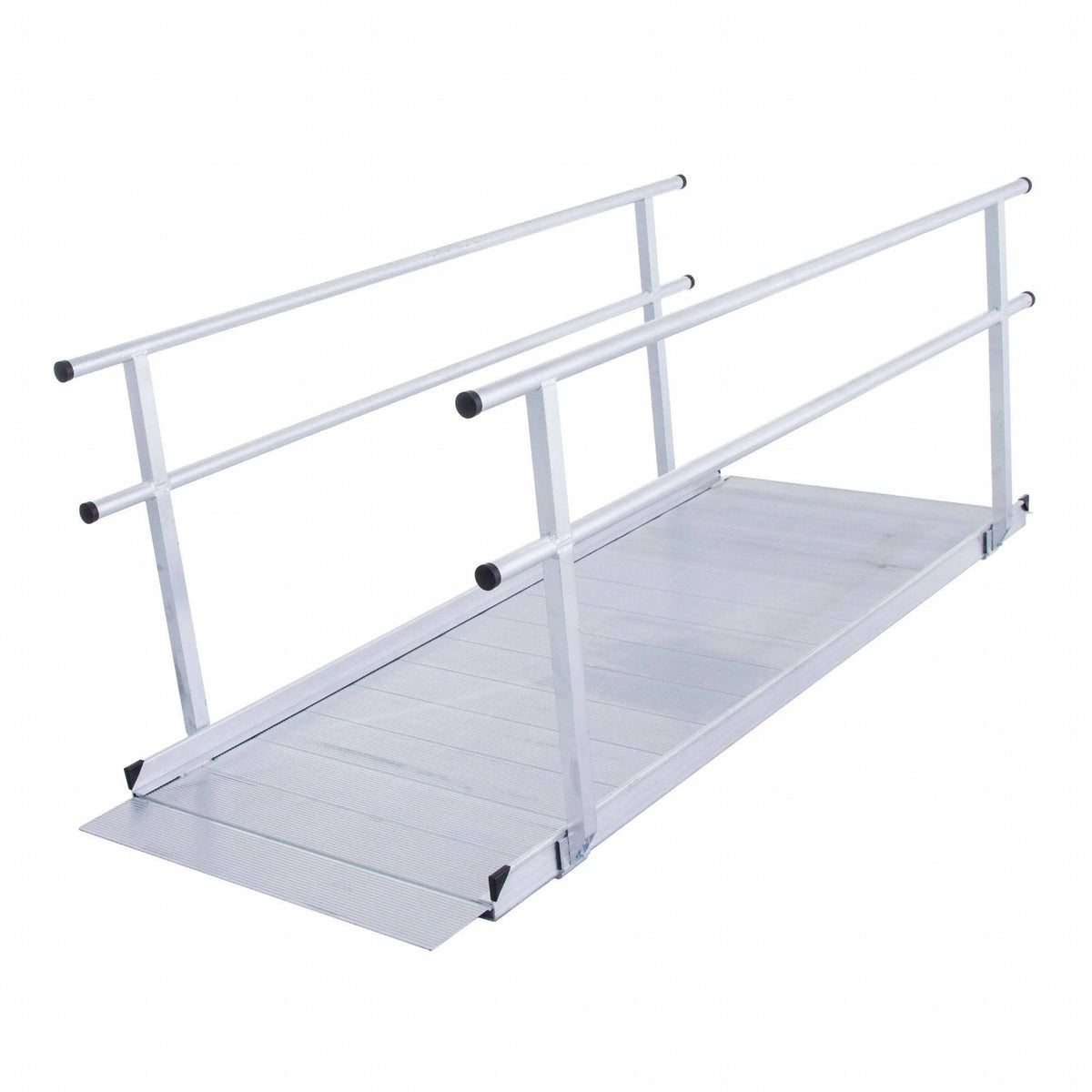 Aluminum Wheelchair Access Ramp with Handrails I964391