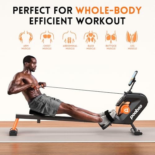 Magnetic Rower with LCD Monitor V477