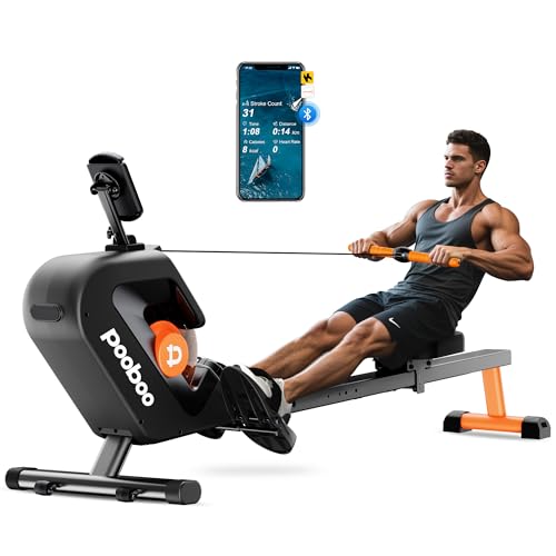 Magnetic Rower with LCD Monitor V477
