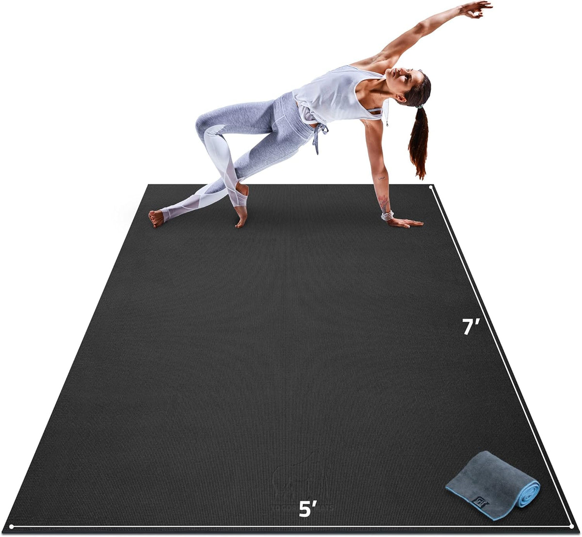 Large Extra Thick Non-Slip Exercise Mat Z977286