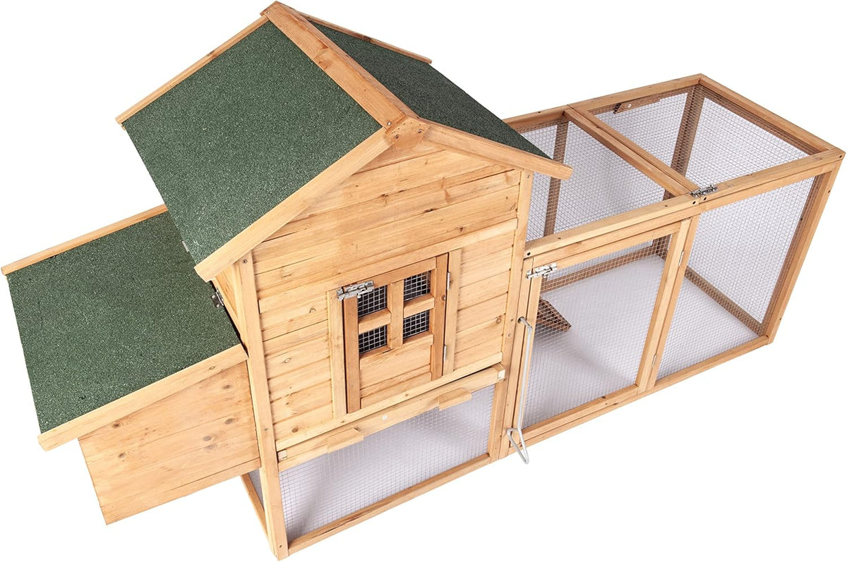 Natural Wood Chicken Coop J95422