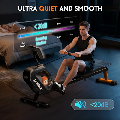 Magnetic Rower with LCD Monitor V477