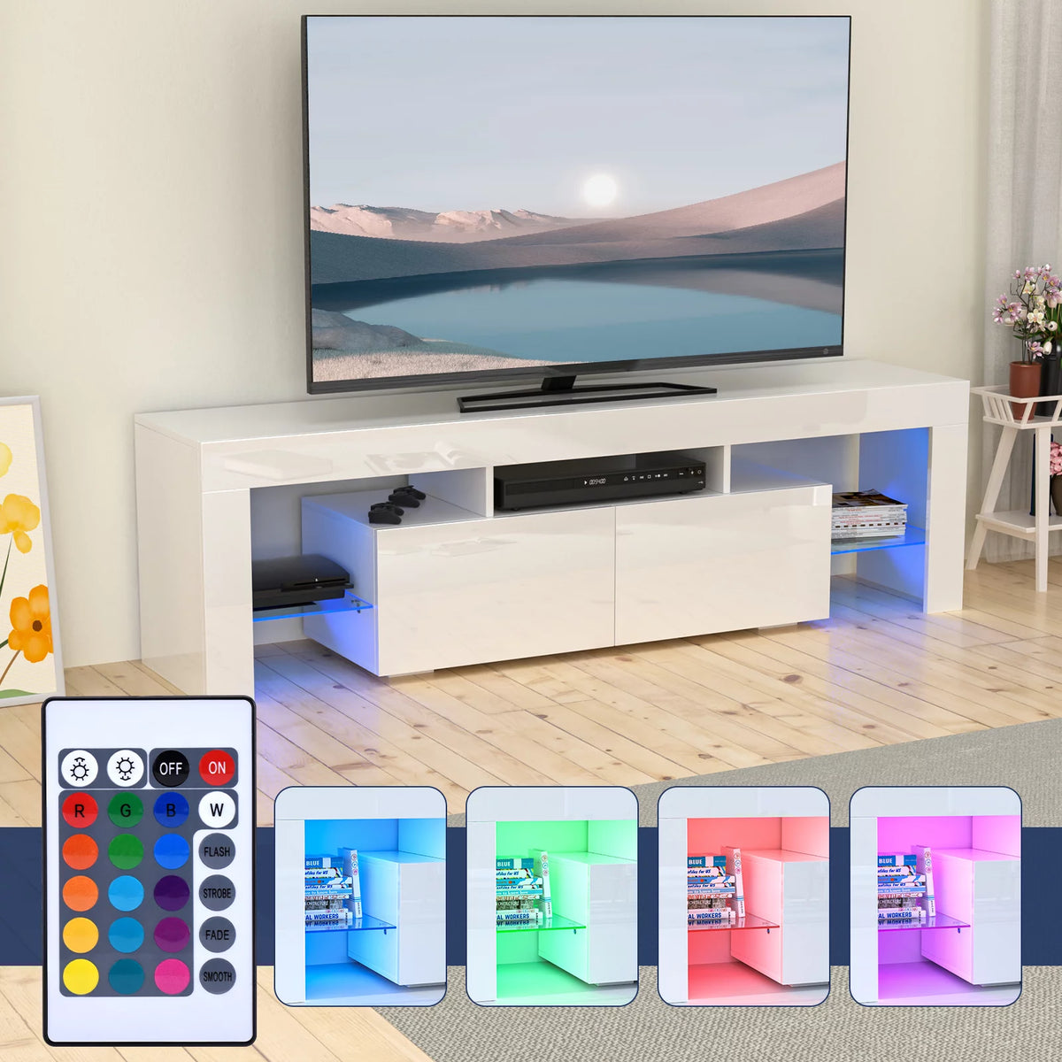 Black TV Stand U714822