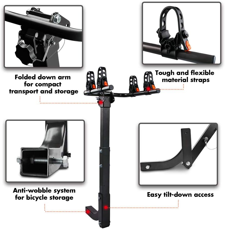 2-Bike Hitch Mount Bike Rack U935