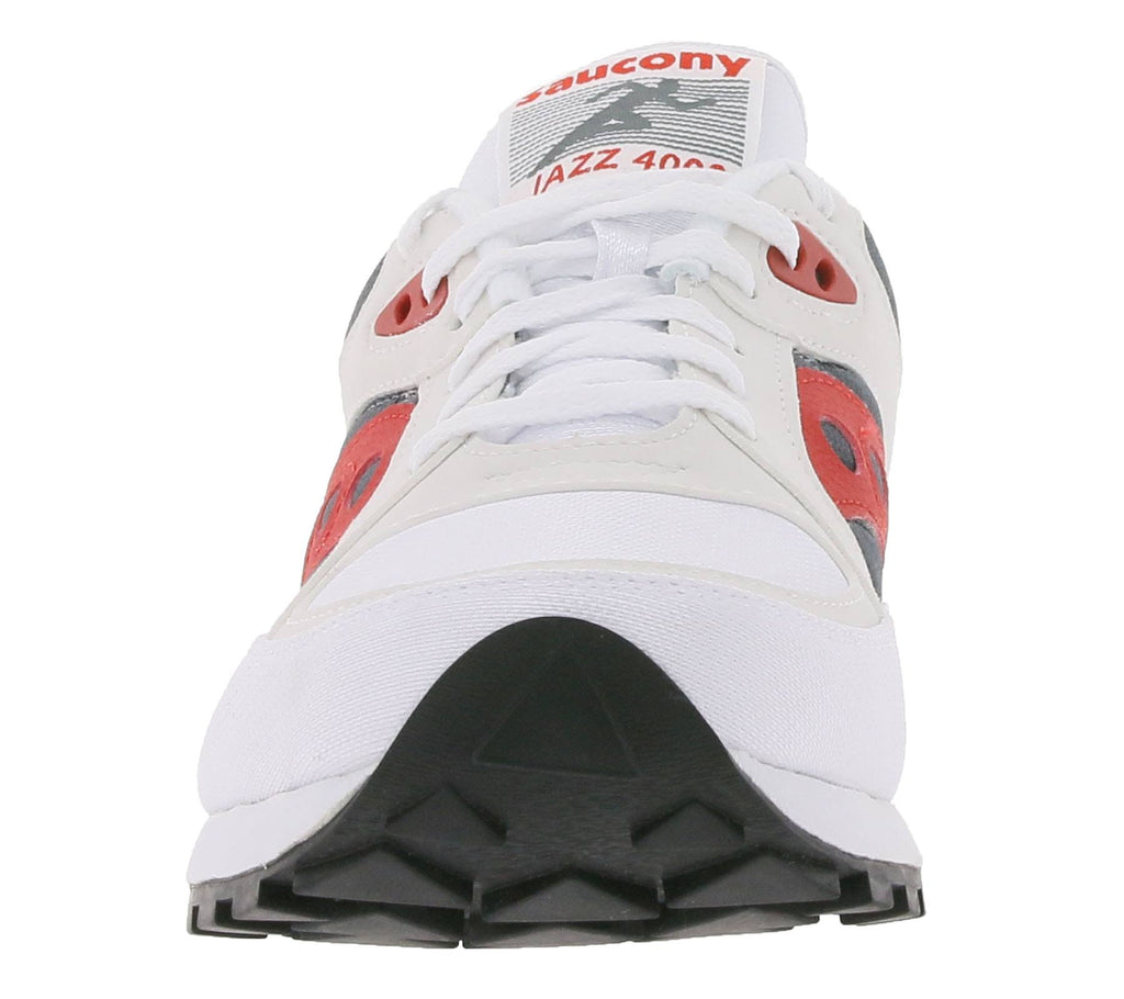 White Grey Red Saucony Jazz 4000 Sneakers W91013