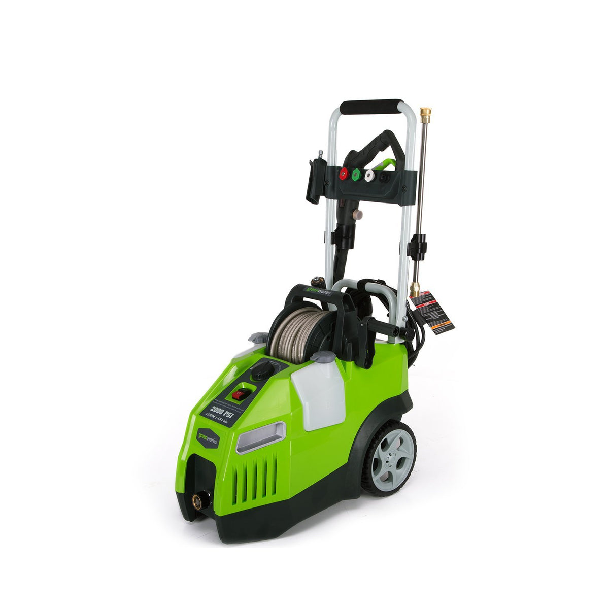 2000-PSI 13 Amp 1.2-GPM Corded Electric Pressure Washer with Hose Reel R996