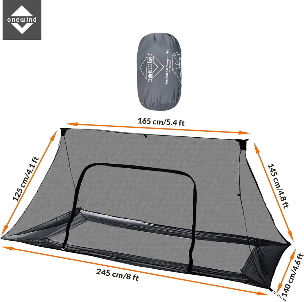 Camping Tarp Set with Ripstop Silnylon Silicone PU Coating S4568