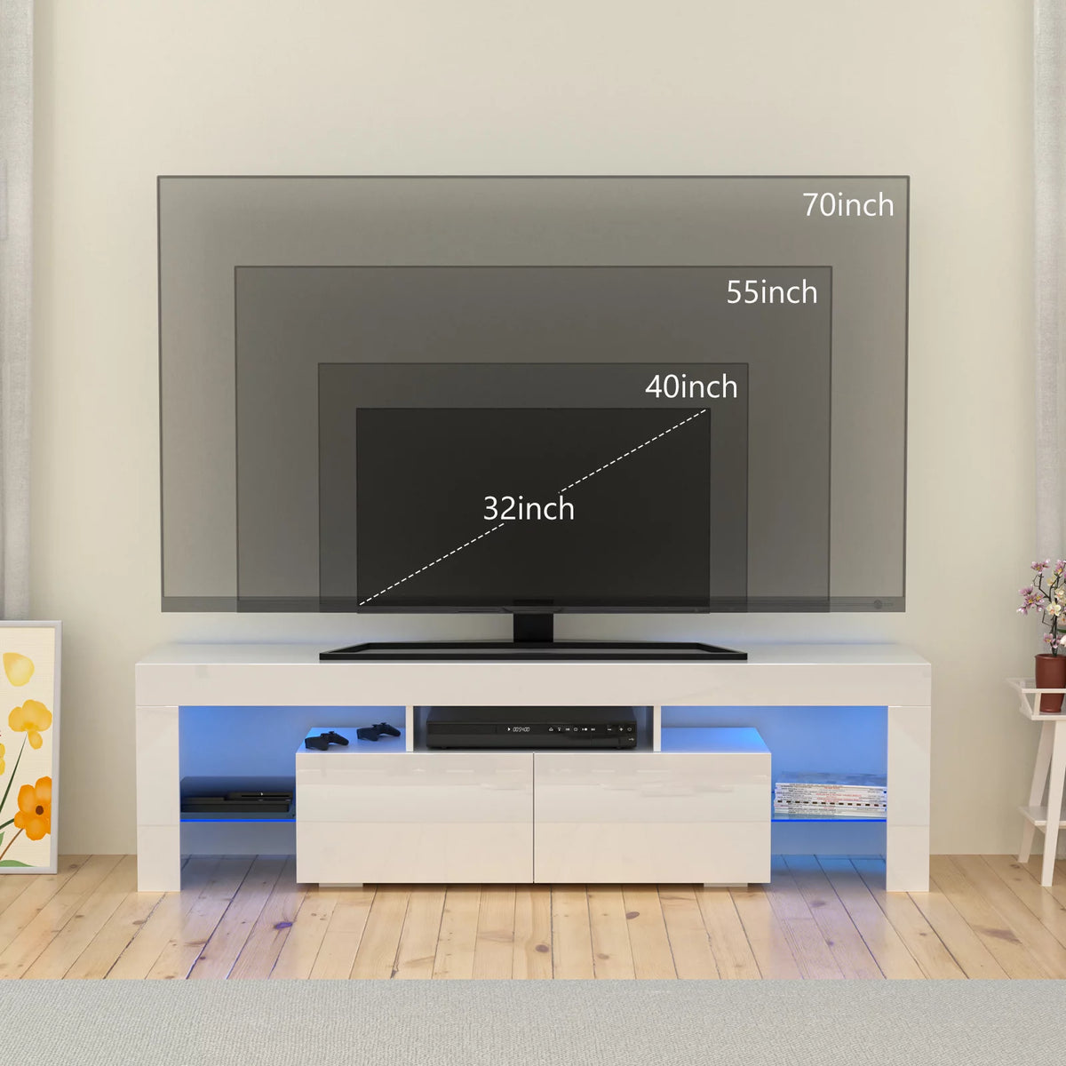 Black TV Stand U714822