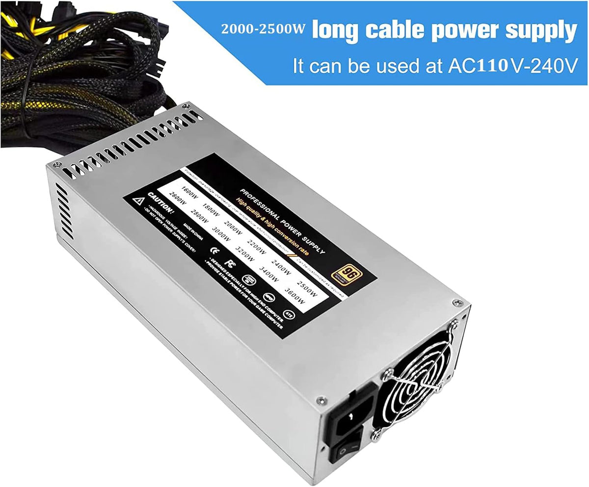 2500W 2U Single Channel Mining Power Supply Q788246
