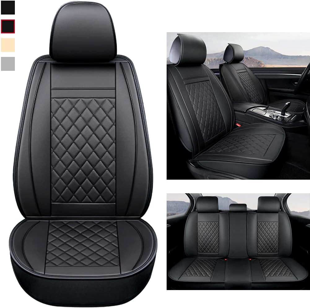 Gray Rear Bench Car Seat Cover J632