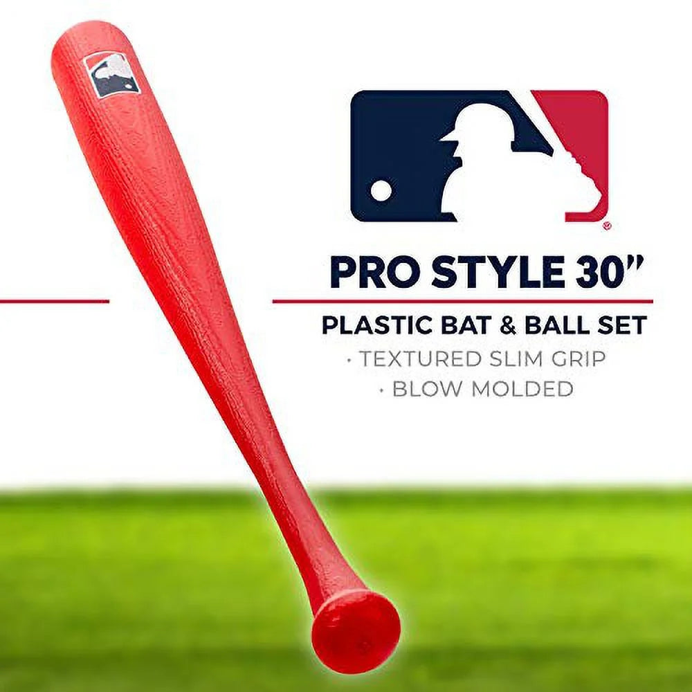 Plastic Baseball Bat + Ball Set A2782