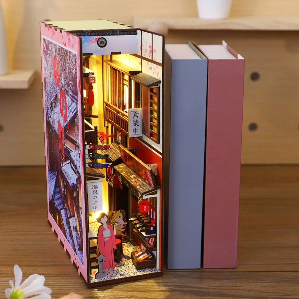 1 Set Dollhouse Miniature Book Nook Kit O759