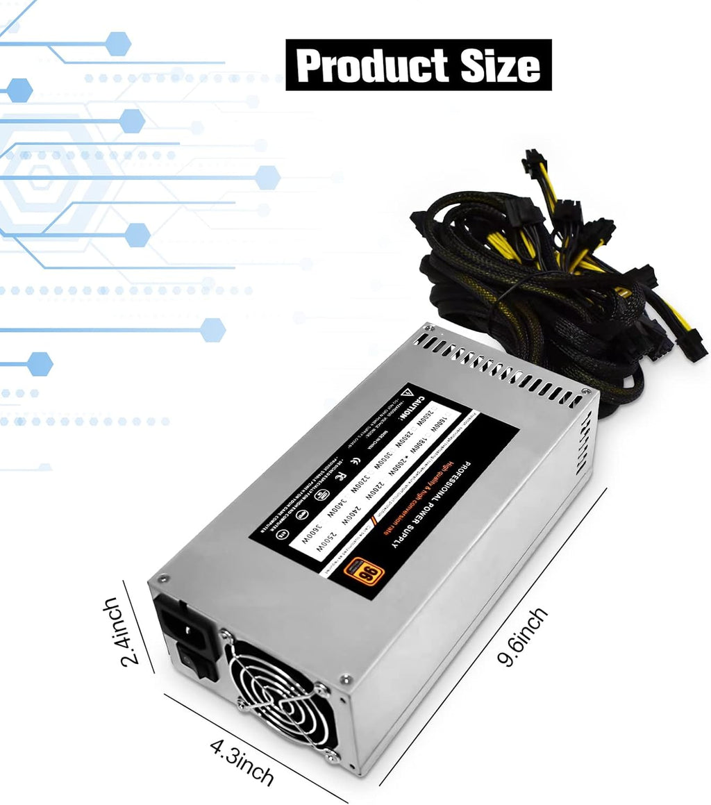 2500W 2U Single Channel Mining Power Supply Q788246