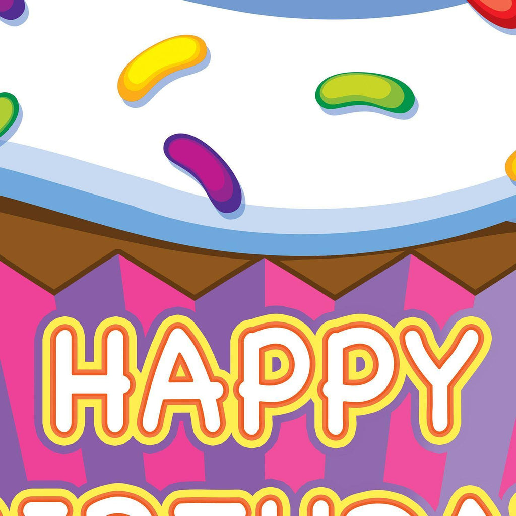 Jumbo Cupcake Yard Sign W47814