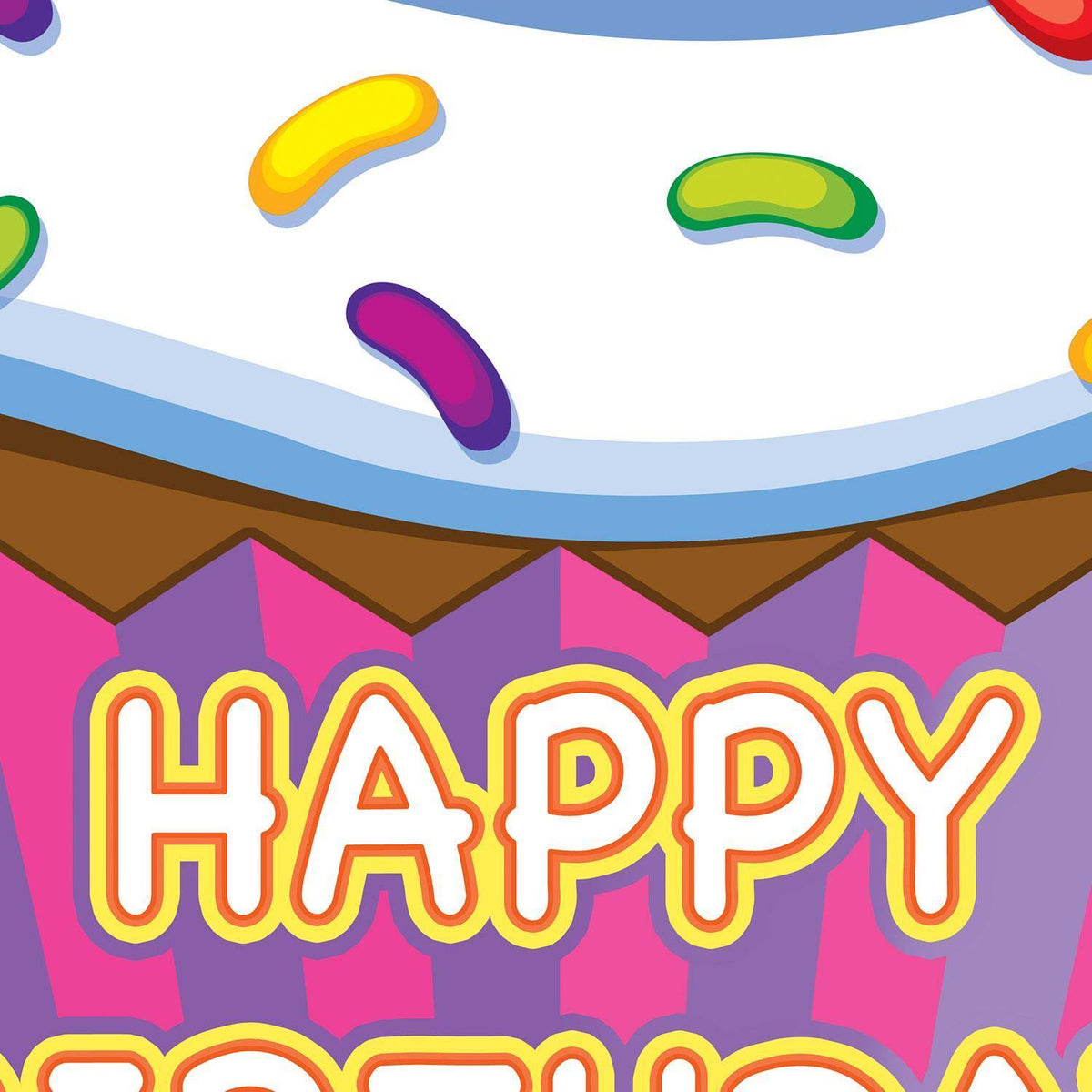 Jumbo Cupcake Yard Sign W47814