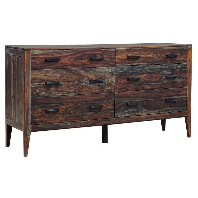 Brown Solid Sheesham Wood Dresser R3648