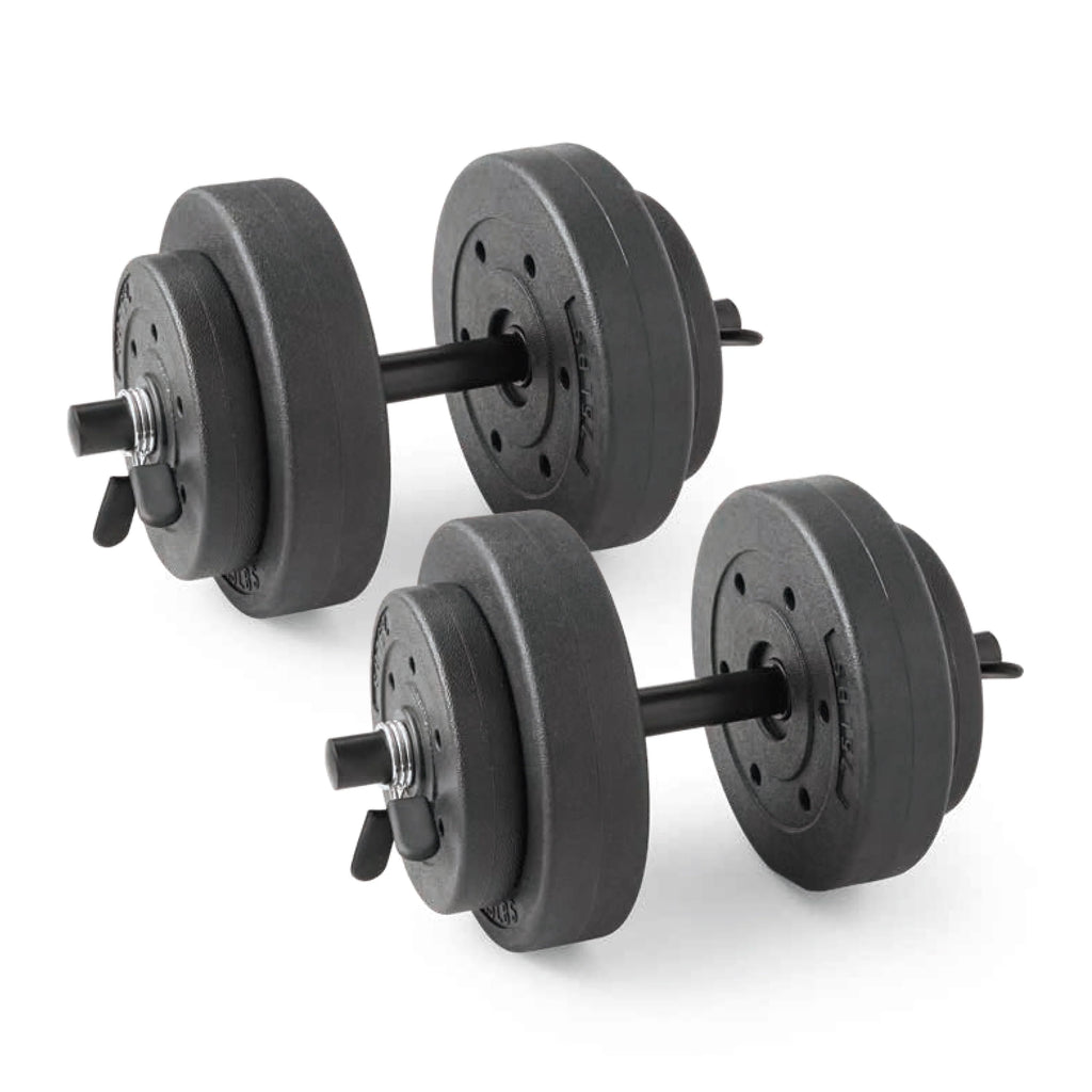 40lb Adjustable Vinyl Dumbbell Set D34643