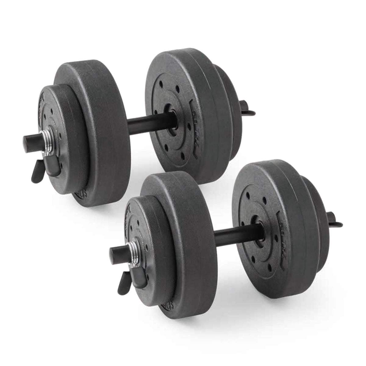 40lb Adjustable Vinyl Dumbbell Set D34643