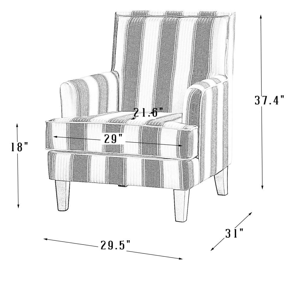 Filton Stripe Armchair Q37685
