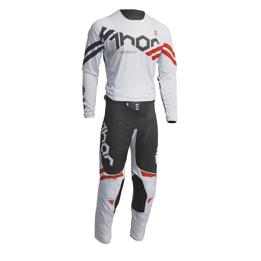 Grey/Orange Youth Jersey and Pant Combo F829