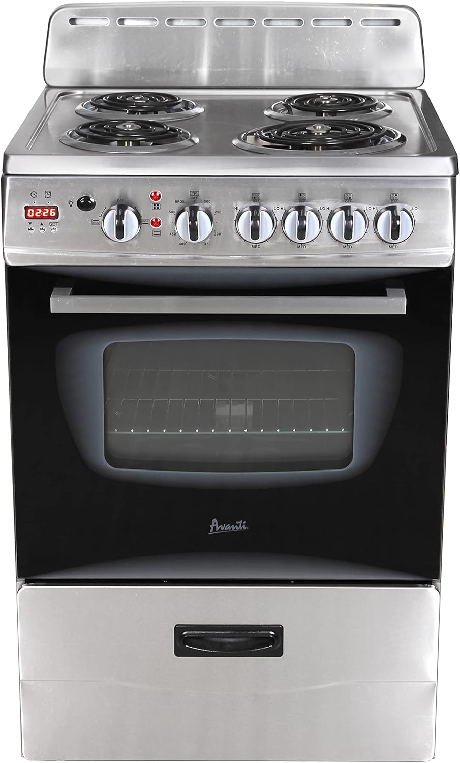 24" Electric Range Oven in Stainless Steel S50512