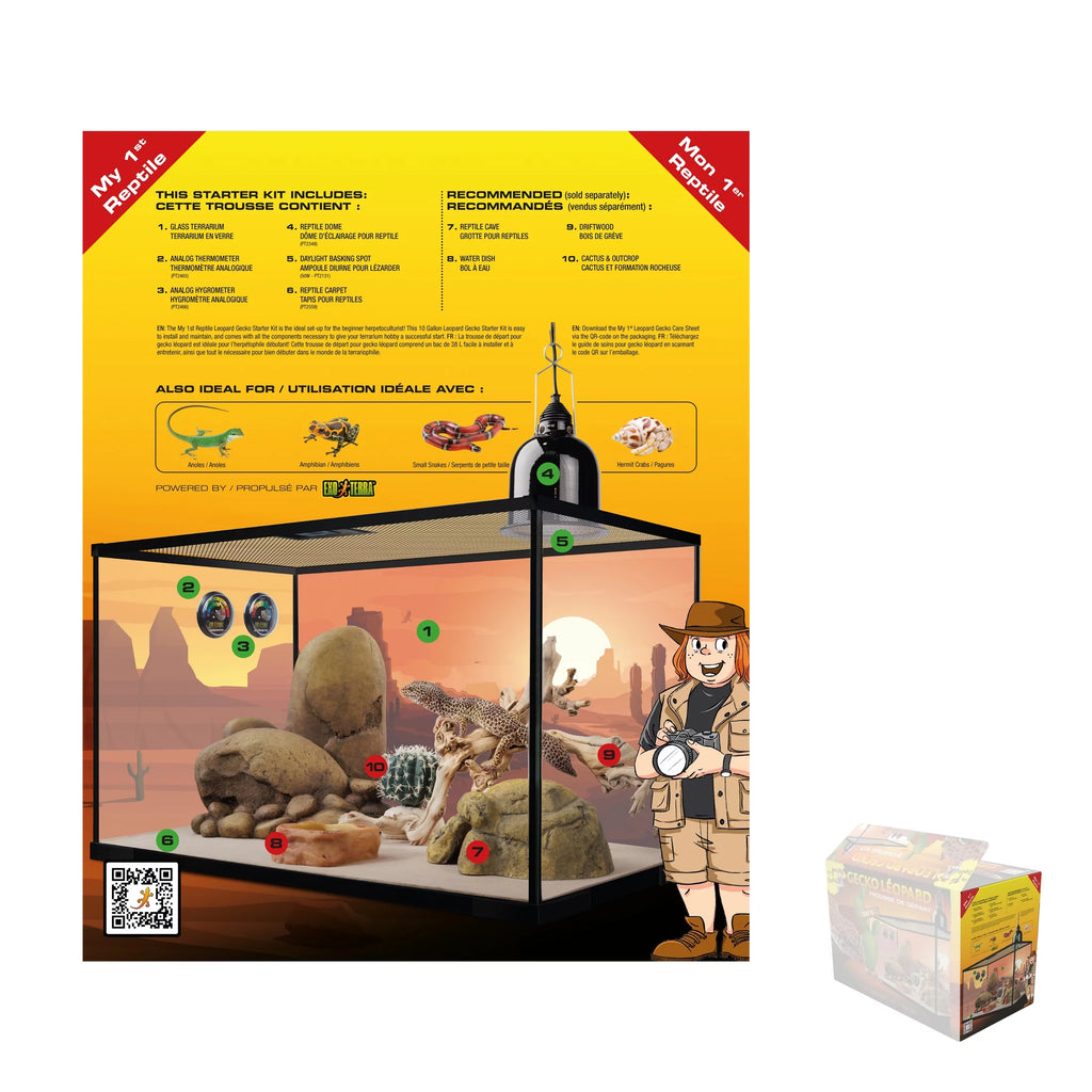 Leopard Gecko Reptile Starter Kit O473108