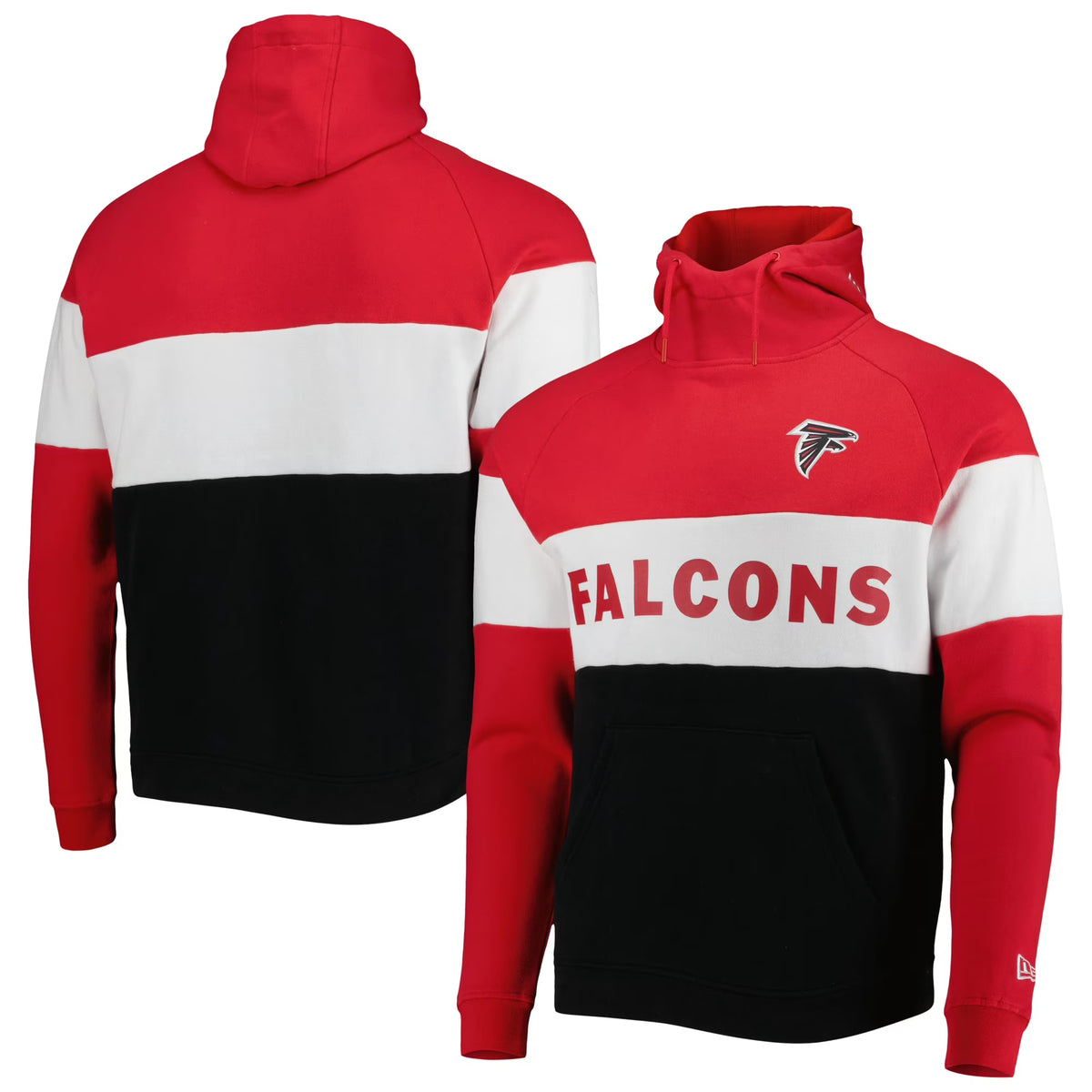 Black/Red Atlanta Falcons Pullover Hoodie U123