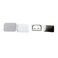 100set 40*60mm Rectangle Pin Back Button D3407